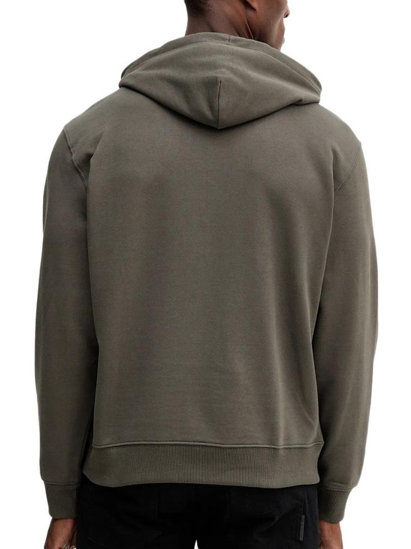 Sweat à capuche homme calvin klein jeans Kaki - Kiabi