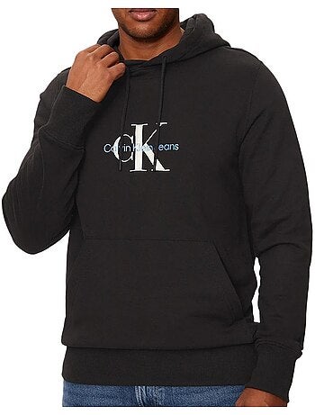 Sweat à capuche homme calvin klein jeans