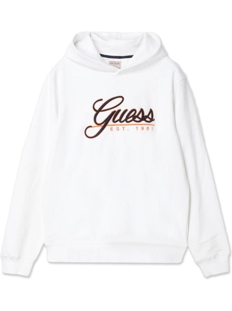 Sweat à capuche homme guess Blanc - Kiabi