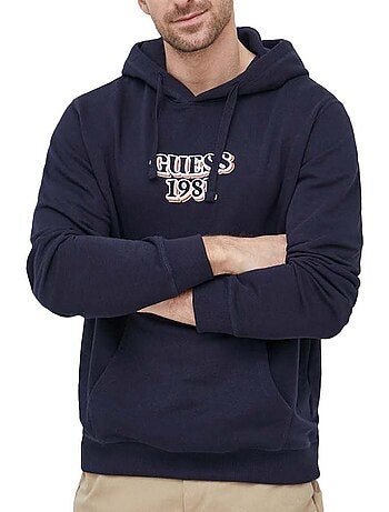 Sweat à capuche homme guess