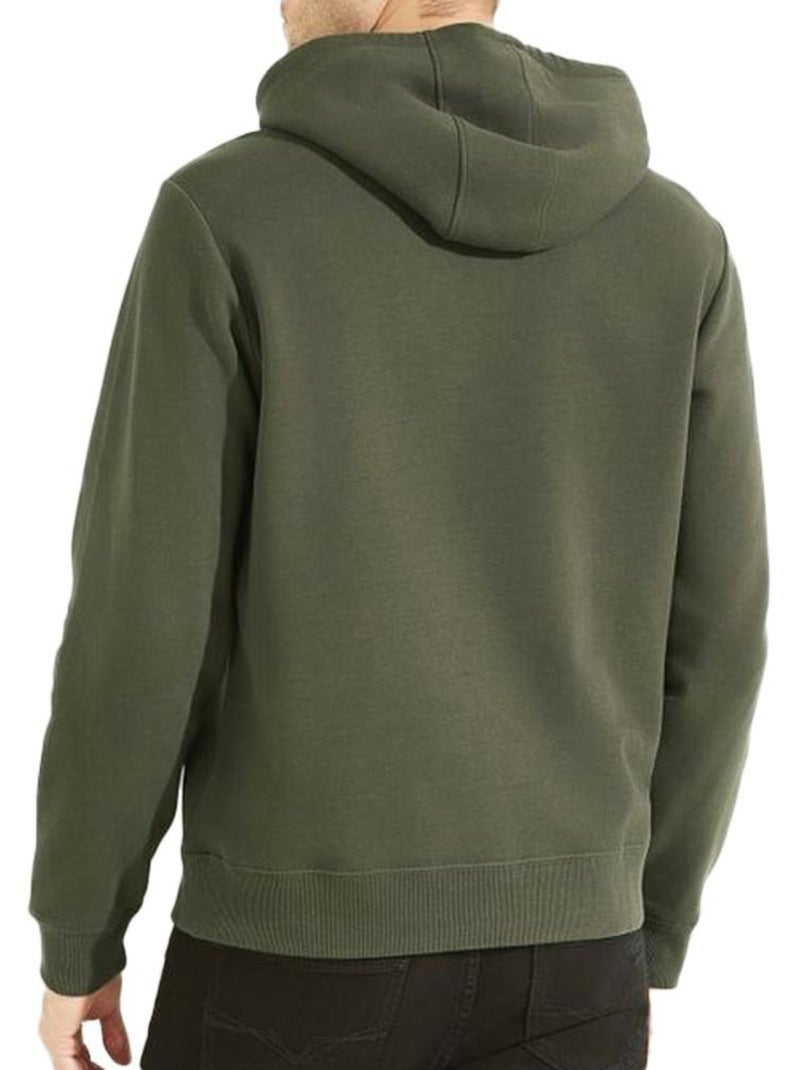 Sweat à capuche homme guess Vert kaki clair - Kiabi