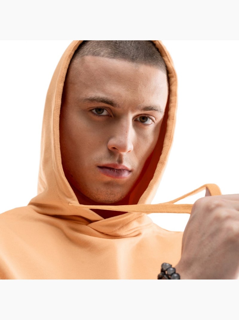 Sweat à capuche homme lifestyle homme ocaso Abricot - Kiabi