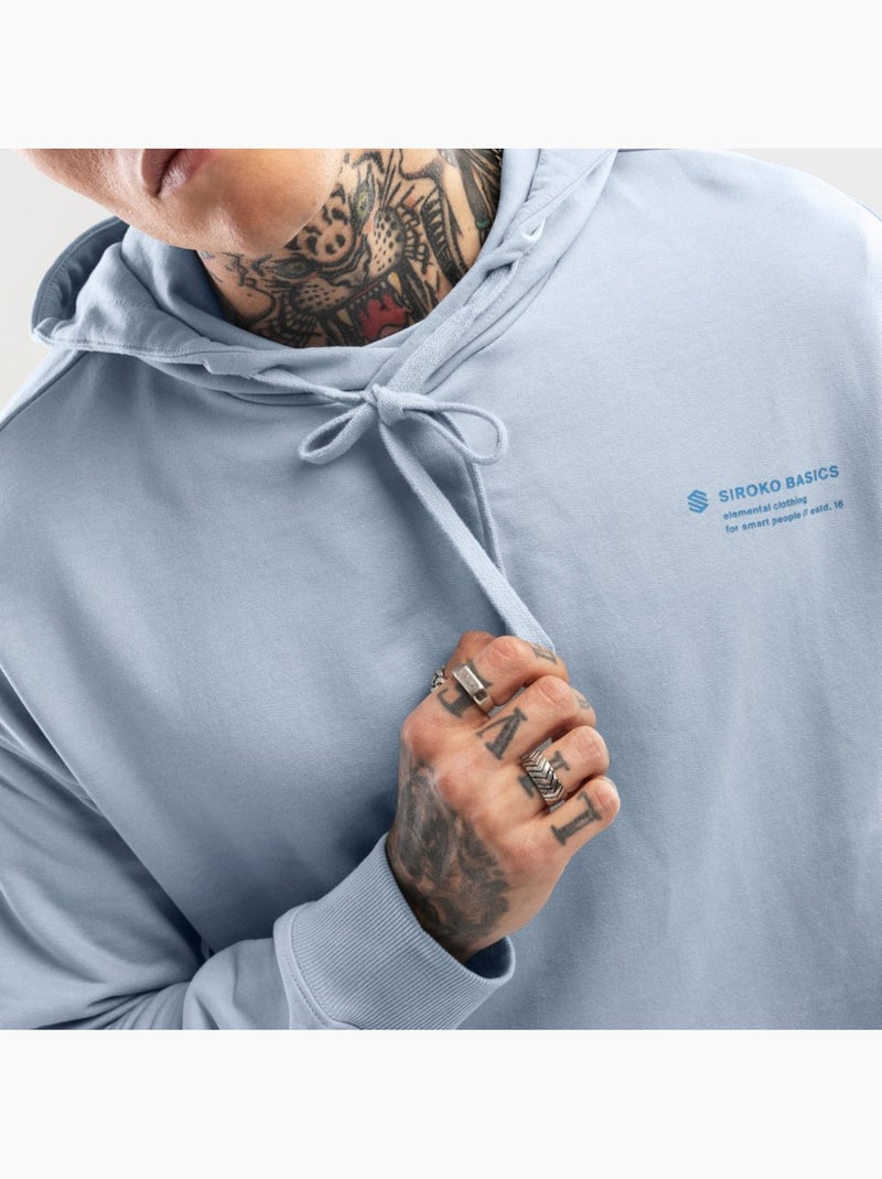 Sweat à capuche homme lifestyle homme splash Bleu électrique - Kiabi