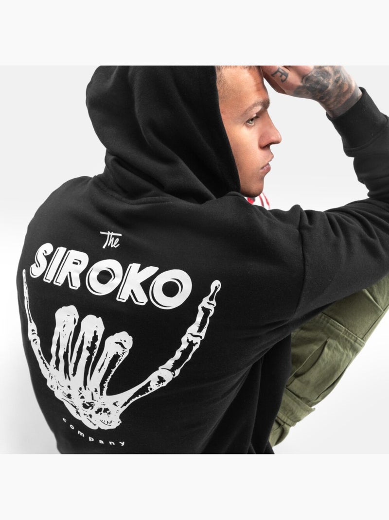 Sweat à capuche homme lifestyle homme vibes Noir - Kiabi