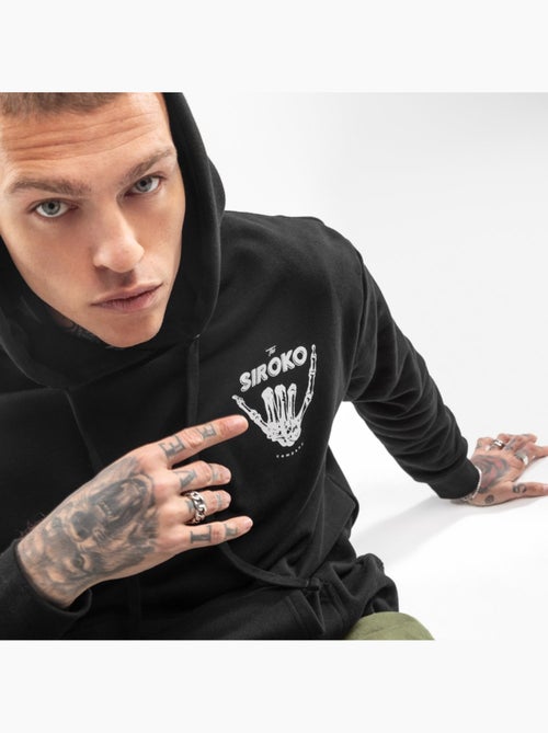 Sweat à capuche homme lifestyle homme vibes - Kiabi