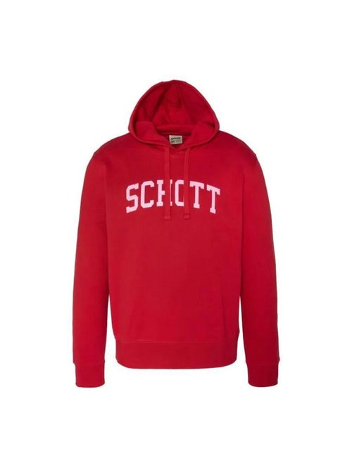 Sweat à capuche Homme Schott Logo - Kiabi