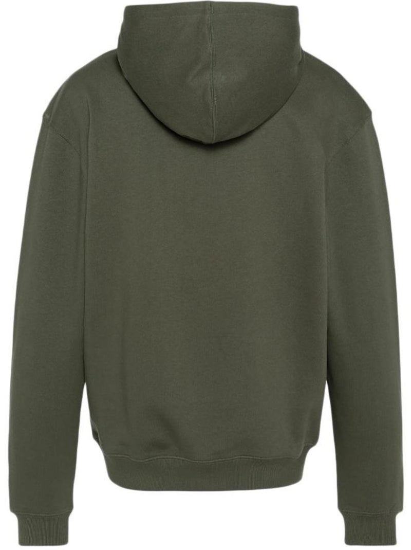 Sweat à Capuche Homme Schott Vert kaki clair - Kiabi