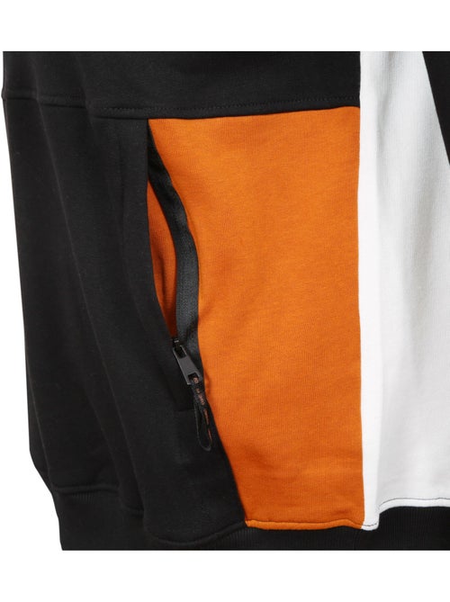 Sweat à capuche homme tricolore avec poche kangourou et logo umbro - Kiabi Sweat à capuche homme tricolore avec poche kangourou et logo umbro - Kiabi