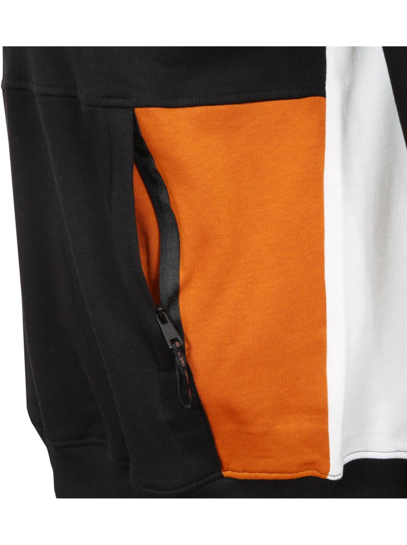 Sweat à capuche homme tricolore avec poche kangourou et logo  umbro Blanc - Kiabi