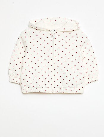 Sweat à capuche imprimé