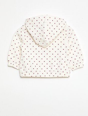 Sweat à capuche imprimé