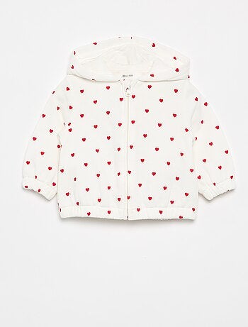 Sweat à capuche imprimé
