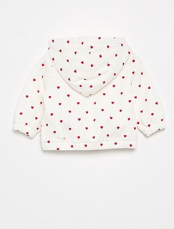 Sweat à capuche imprimé