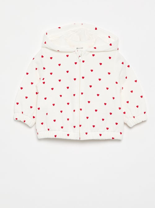 Sweat à capuche imprimé - Kiabi