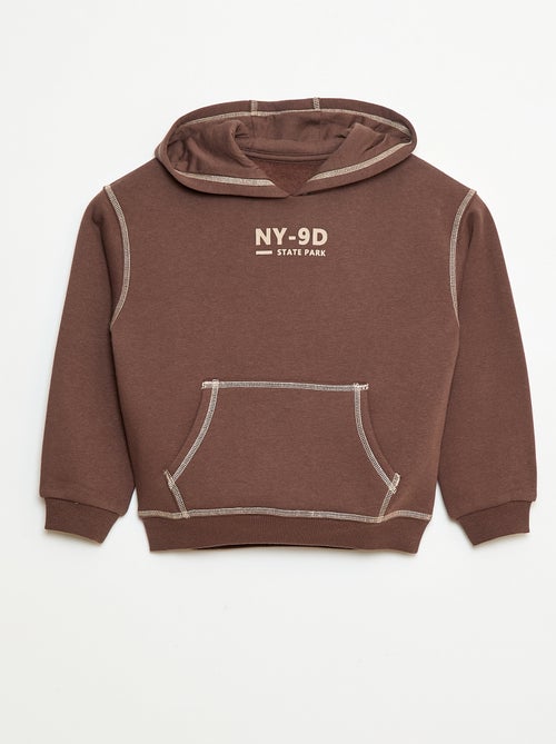 Sweat à capuche imprimé - Kiabi