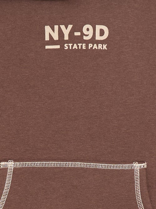 Sweat à capuche imprimé - Kiabi