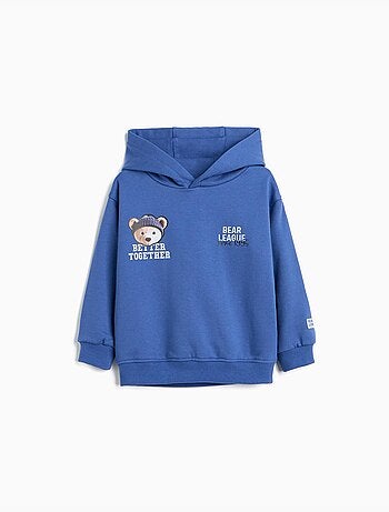 Sweat à capuche imprimé, mo fashion