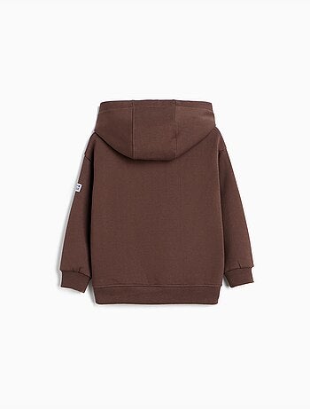 Sweat à capuche imprimé, mo fashion