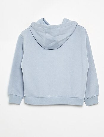 Sweat à capuche imprimé recto/verso