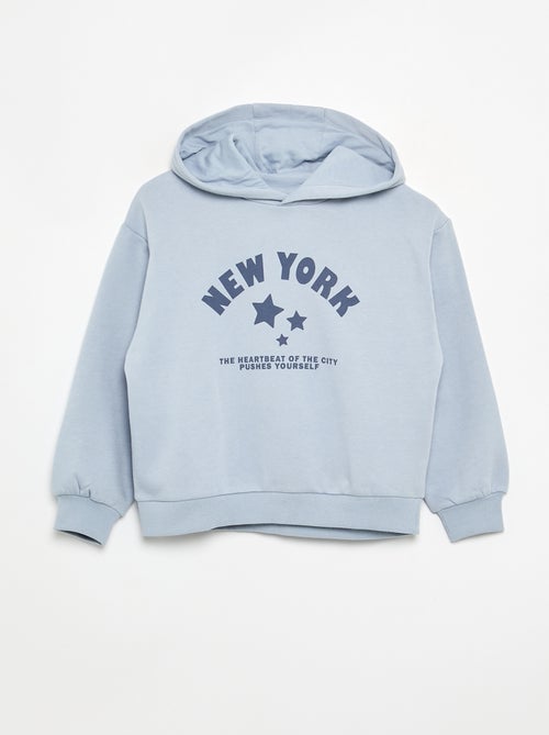 Sweat à capuche imprimé recto/verso - Kiabi Sweat à capuche imprimé recto/verso - Kiabi