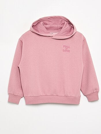 Sweat à capuche imprimé recto/verso