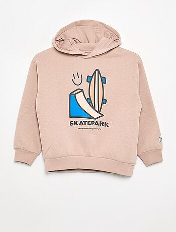 Sweat à capuche imprimé