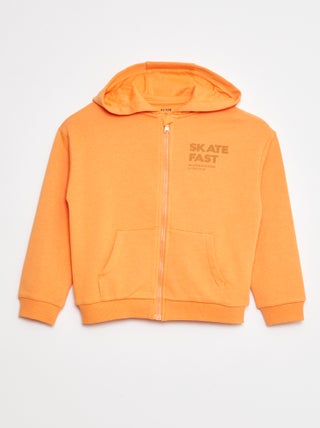 Sweat à capuche imprimé 'skate'