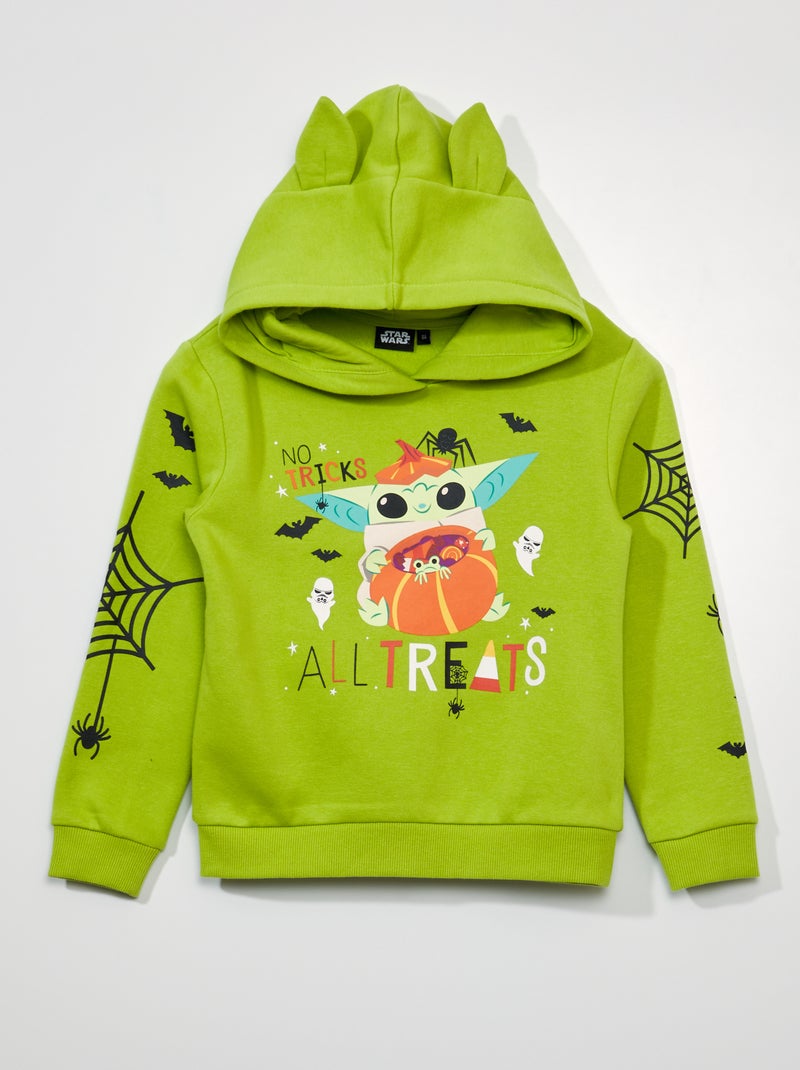 Sweat à capuche imprimé 'Star Wars' - Halloween Vert - Kiabi