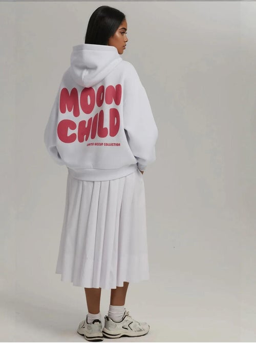Sweat à capuche imprimé surdimensionné hiccup - Kiabi Sweat à capuche imprimé surdimensionné hiccup - Kiabi