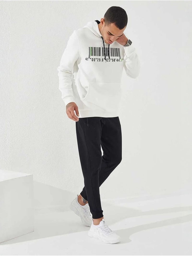 Sweat à capuche imprimé tommy Blanc - Kiabi