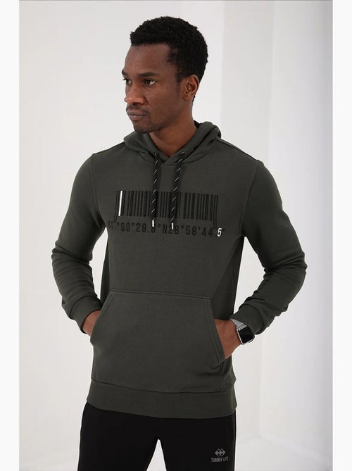 Sweat à capuche imprimé tommy - Kiabi Sweat à capuche imprimé tommy - Kiabi