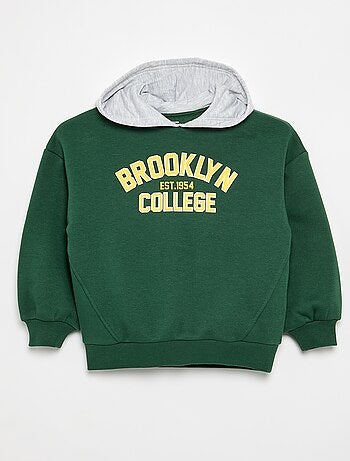 Sweat à capuche imprimé