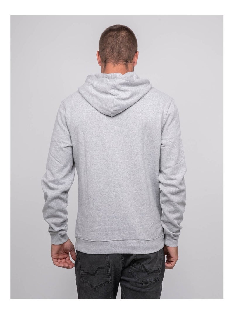 Sweat à capuche imprimé wadady Gris chiné - Kiabi