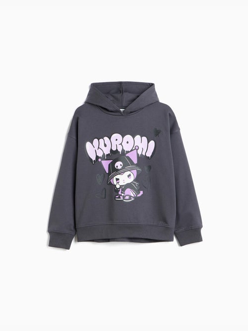 Sweat à capuche 'kuromi', mo fashion - Kiabi Sweat à capuche 'kuromi', mo fashion - Kiabi