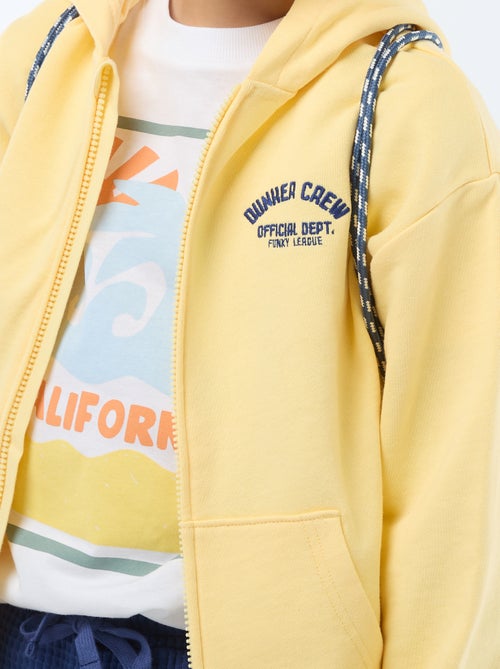 Sweat à capuche loose brodé - Kiabi Sweat à capuche loose brodé - Kiabi