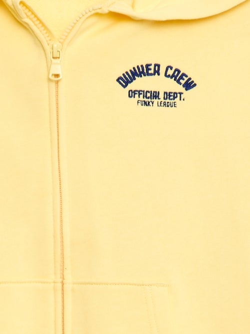 Sweat à capuche loose brodé - Kiabi Sweat à capuche loose brodé - Kiabi