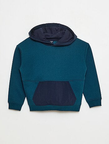 Sweat à capuche loose en polaire