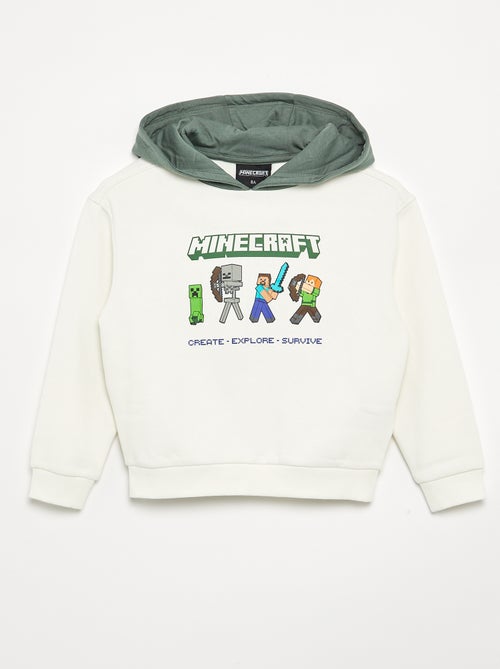 Sweat à capuche 'Minecraft' - Kiabi
