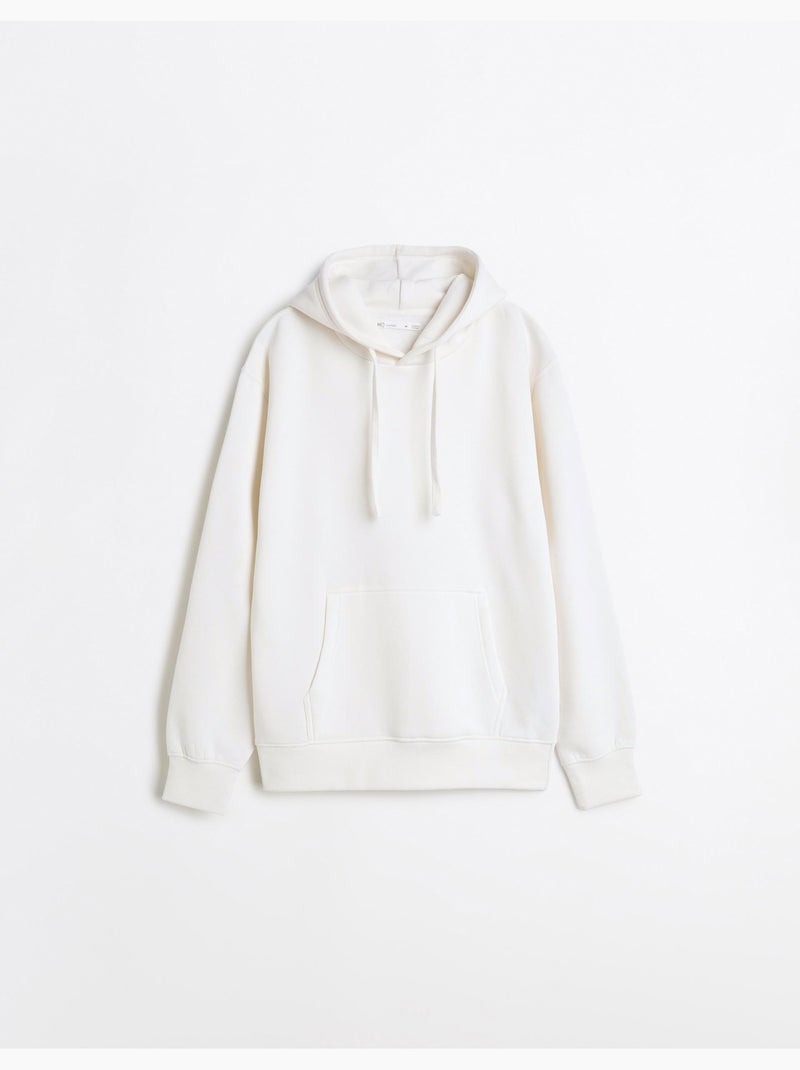 Sweat à capuche, mo fashion Blanc - Kiabi