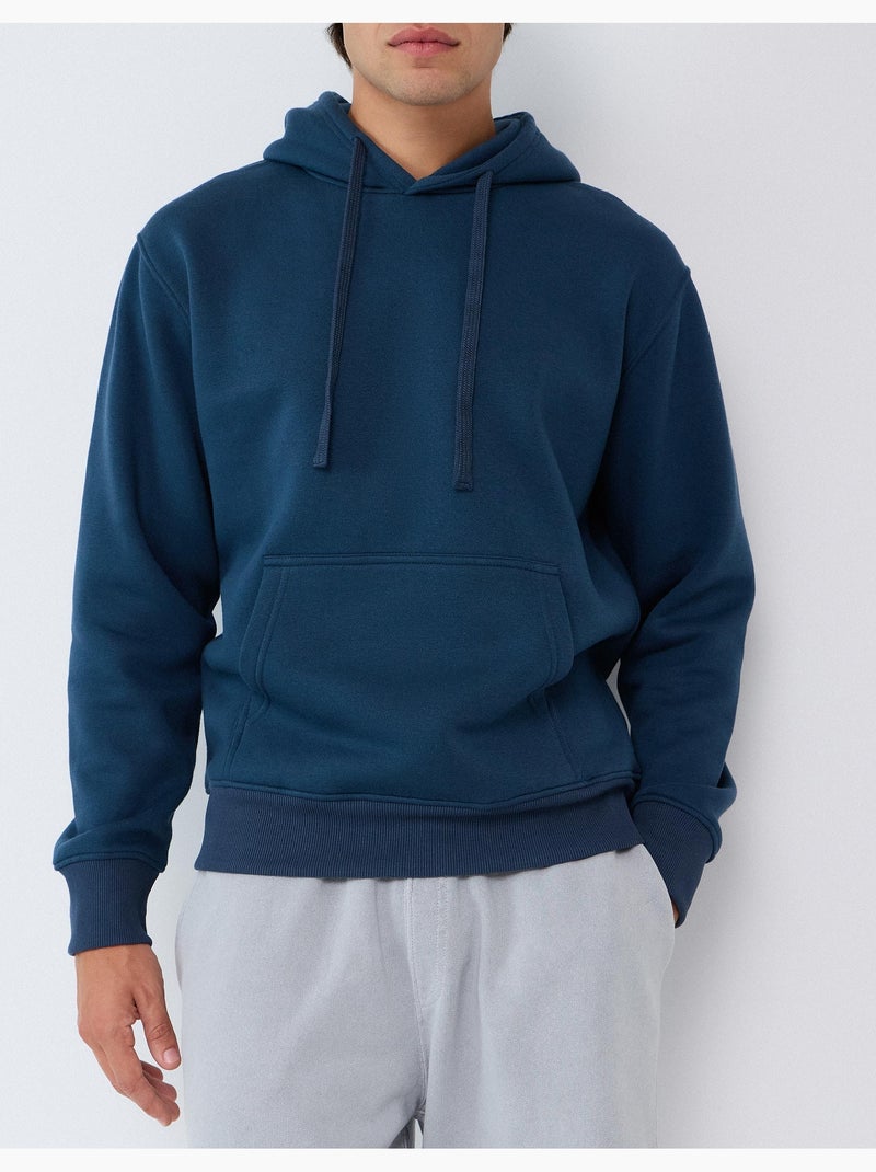 Sweat à capuche, mo fashion Bleu - Kiabi