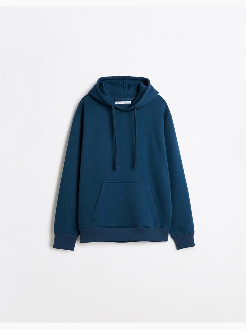 Sweat à capuche, mo fashion Bleu - Kiabi