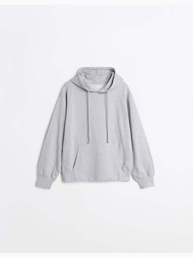 Sweat à capuche, mo fashion Gris - Kiabi