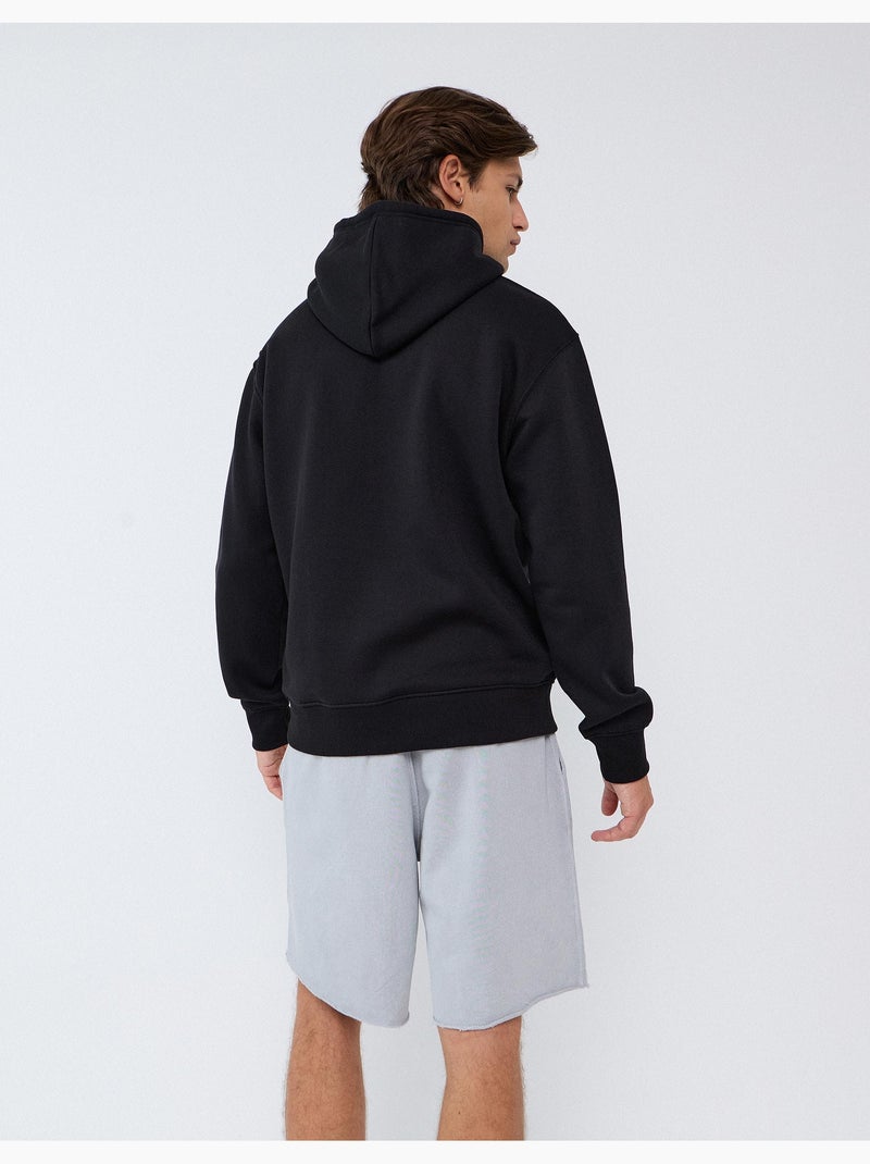 Sweat à capuche, mo fashion Noir - Kiabi