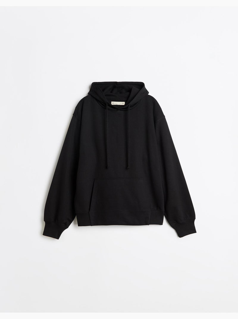 Sweat à capuche, mo fashion Noir - Kiabi