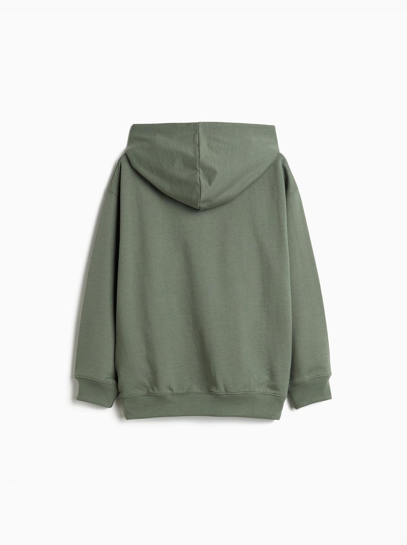 Sweat à capuche, mo fashion Vert - Kiabi