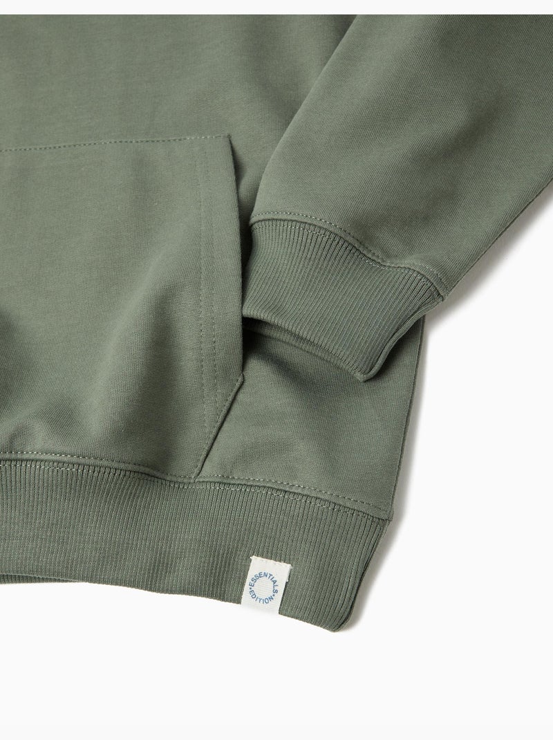 Sweat à capuche, mo fashion Vert - Kiabi