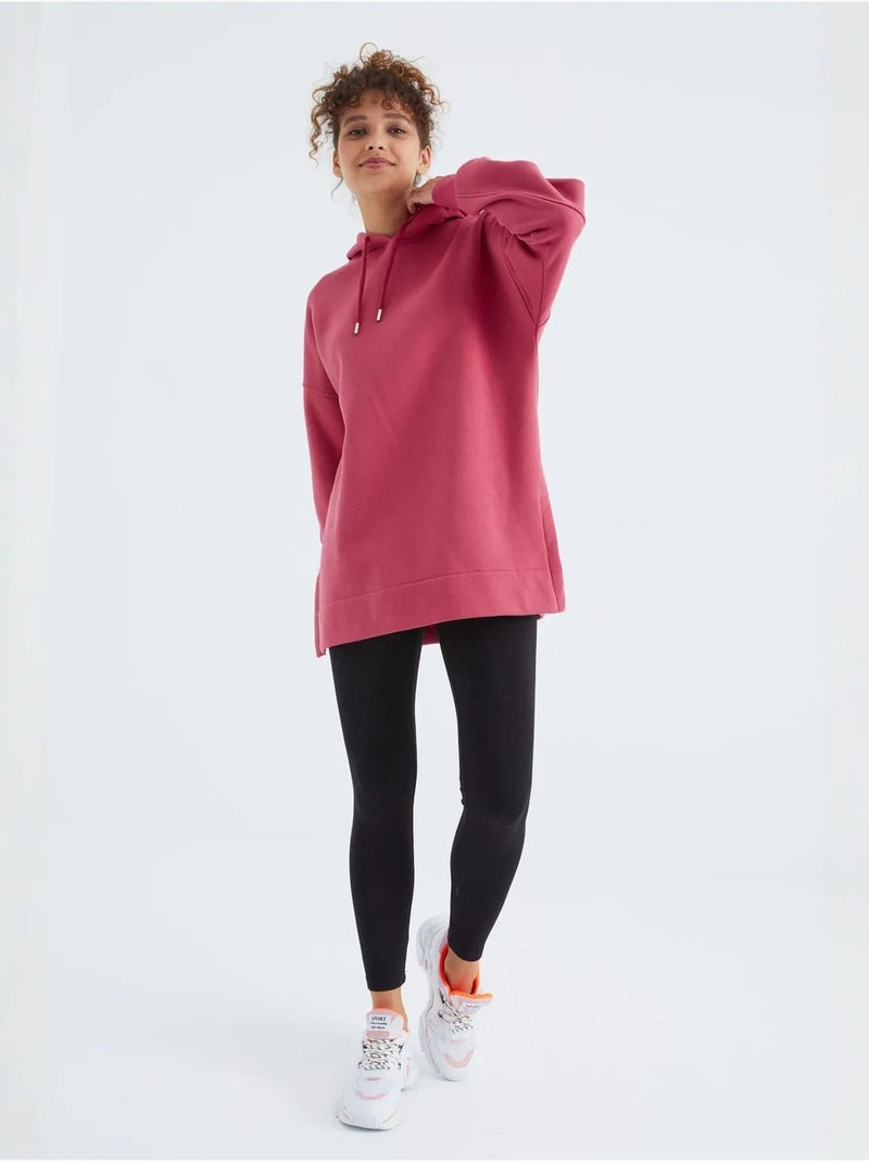 Sweat à capuche oversize avec poche tommy Blanc cassé - Kiabi