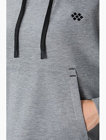 Sweat à capuche oversize avec poche tommy