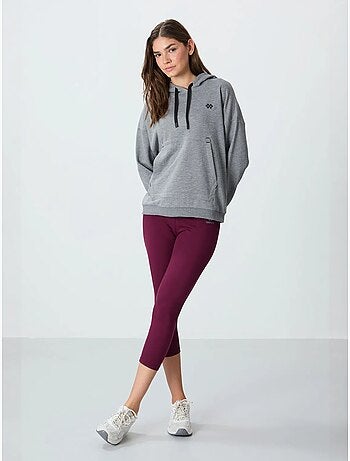 Sweat à capuche oversize avec poche tommy