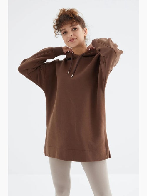 Sweat à capuche oversize avec poche tommy - Kiabi Sweat à capuche oversize avec poche tommy - Kiabi